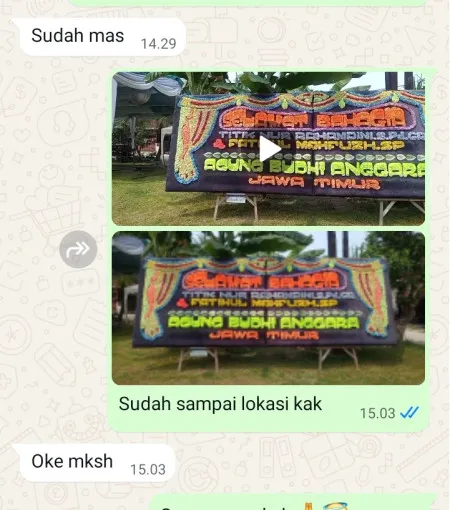 Pengiriman Papan Bunga Ancol Pasir Jambe