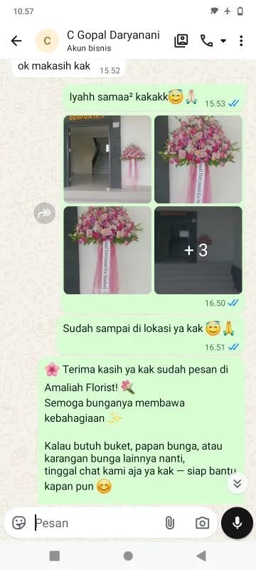 Pengiriman Karangan Bunga Ancol Pasir Jambe