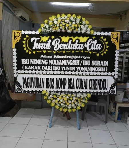 Papan Bunga Duka Ancol Pasir Jambe